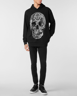 Czarna bluza z kapturem Skull - Image #2