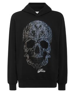 Czarna bluza z kapturem Skull - Image #5