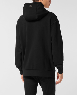 Czarna bluza z kapturem Skull - Image #1