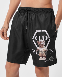 Czarne szorty kąpielowe Teddy - Image #2