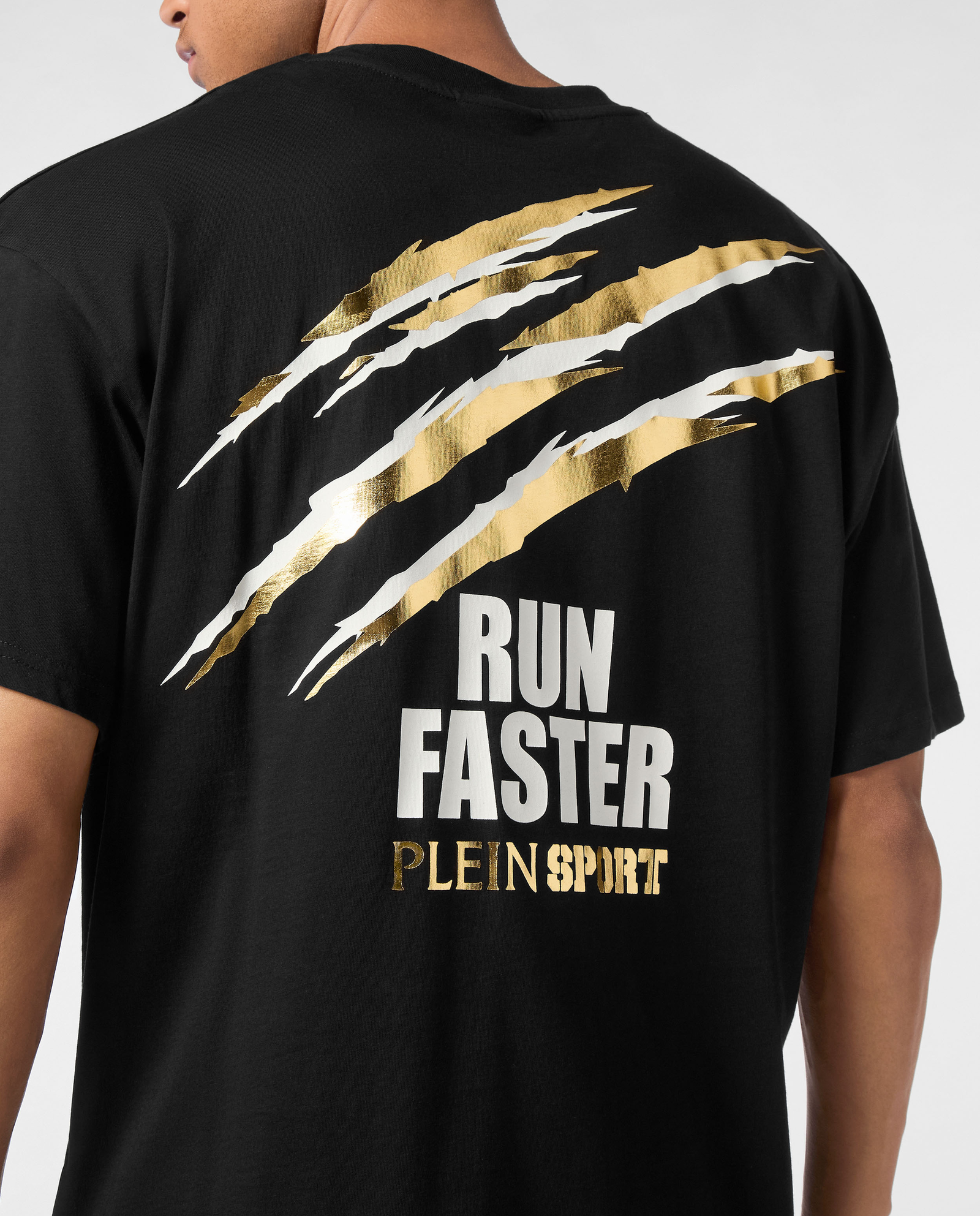 Koszulka z nadrukiem Run Faster Scratch - Image #3