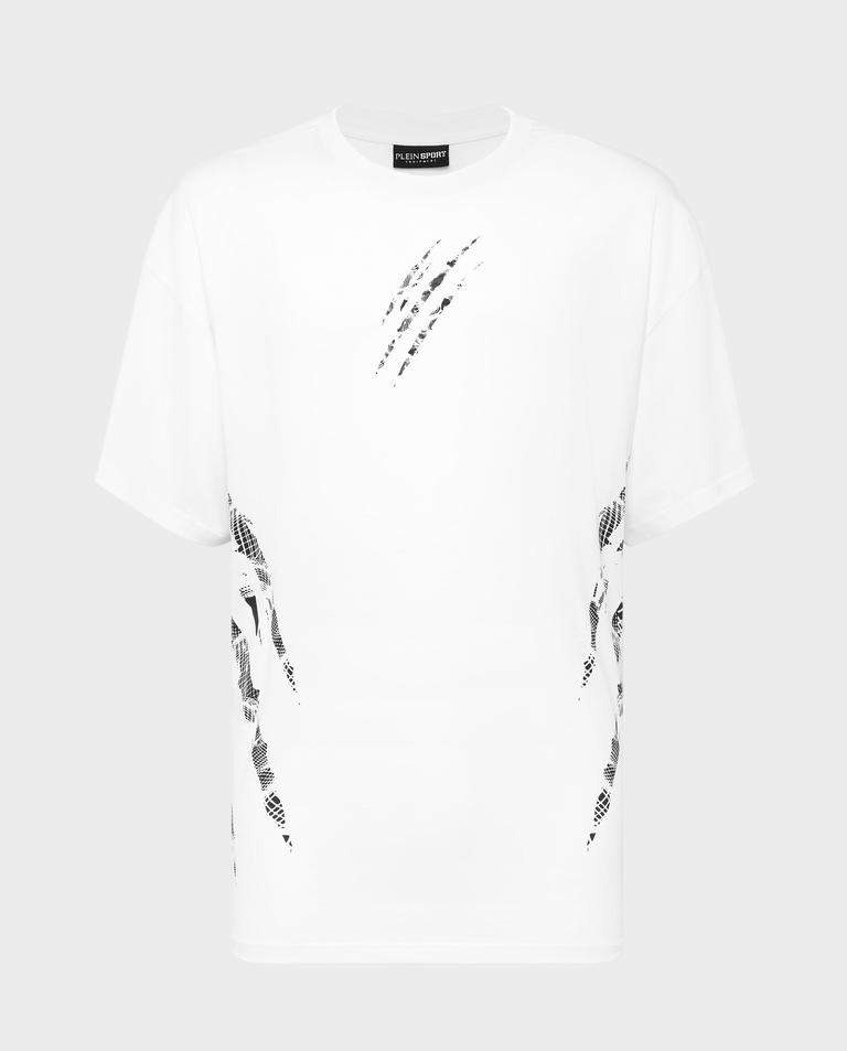 Bawełniany t-shirt z okrągłym dekoltem