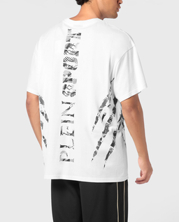 Bawełniany t-shirt z okrągłym dekoltem - Image #1