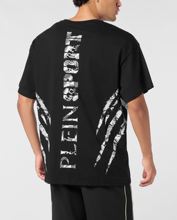 Bawełniany t-shirt z okrągłym dekoltem - Image #1