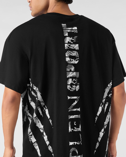 Bawełniany t-shirt z okrągłym dekoltem - Image #3