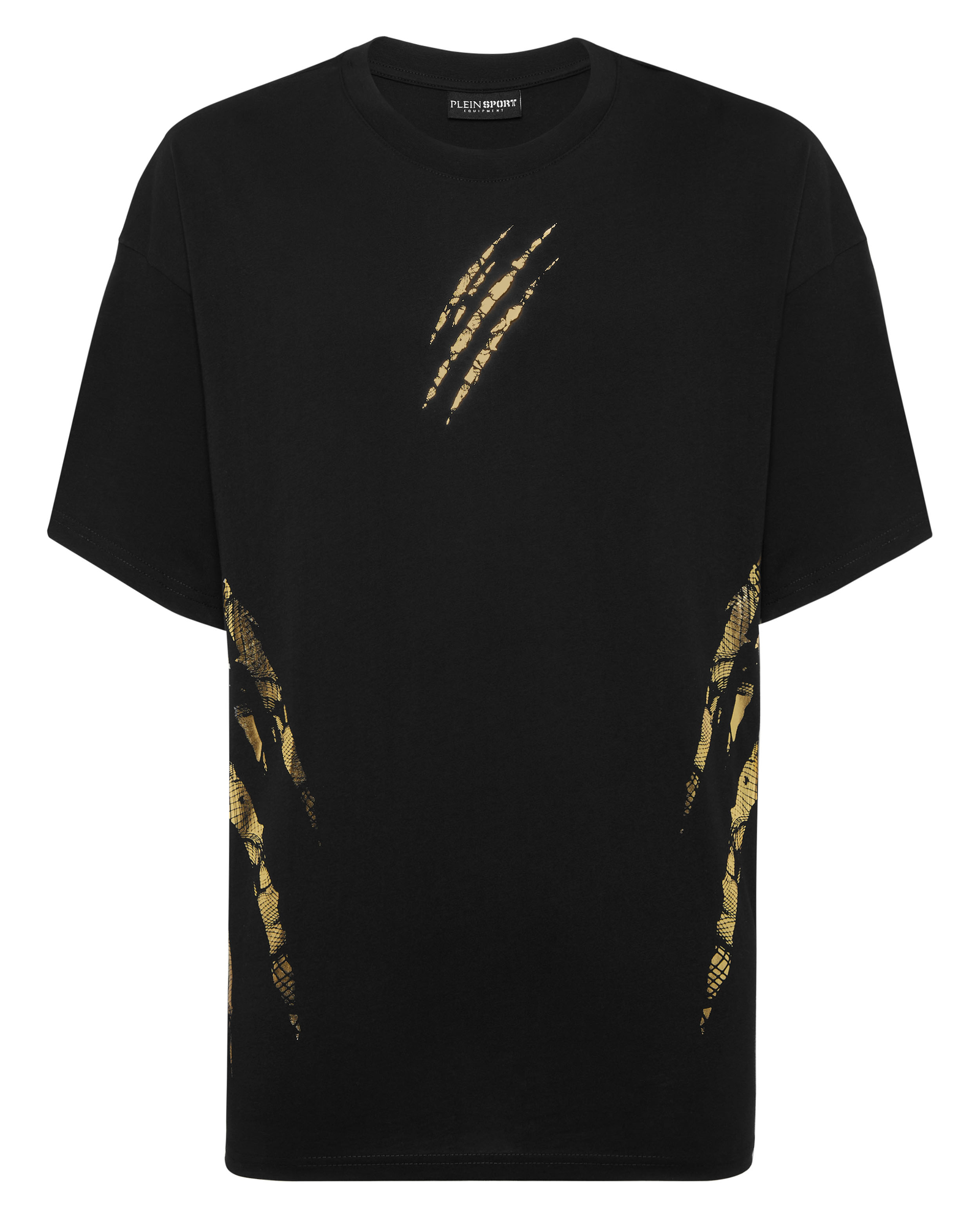 Bawełniany t-shirt z okrągłym dekoltem - Image #4