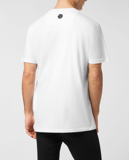 Biały t-shirt z nadrukiem Teddy Bear - Image #1