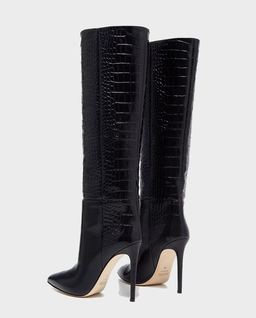 Czarne kozaki na szpilce Stiletto Boot - Image #3
