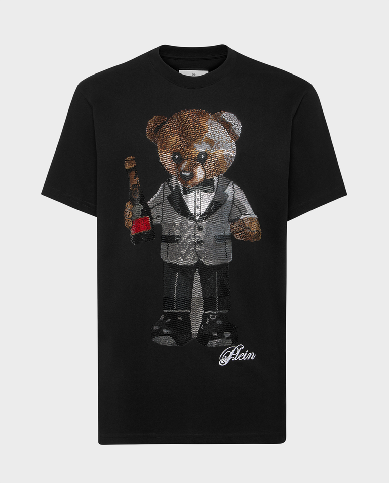 Koszulka z kryształową grafiką Teddy Bear