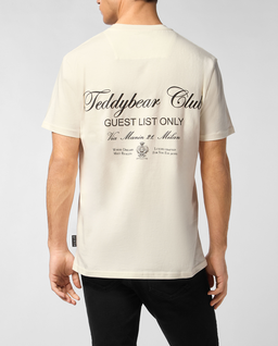 Biały t-shirt z grafiką Teddy Bear - Image #1