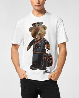 T-shirt z kryształową grafiką Teddy Bear - Image #0