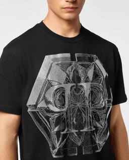 Czarny t-shirt Glass PP Hexagon - Image #3