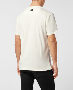 T-shirt z kryształowym motywem czaszki - Image #1
