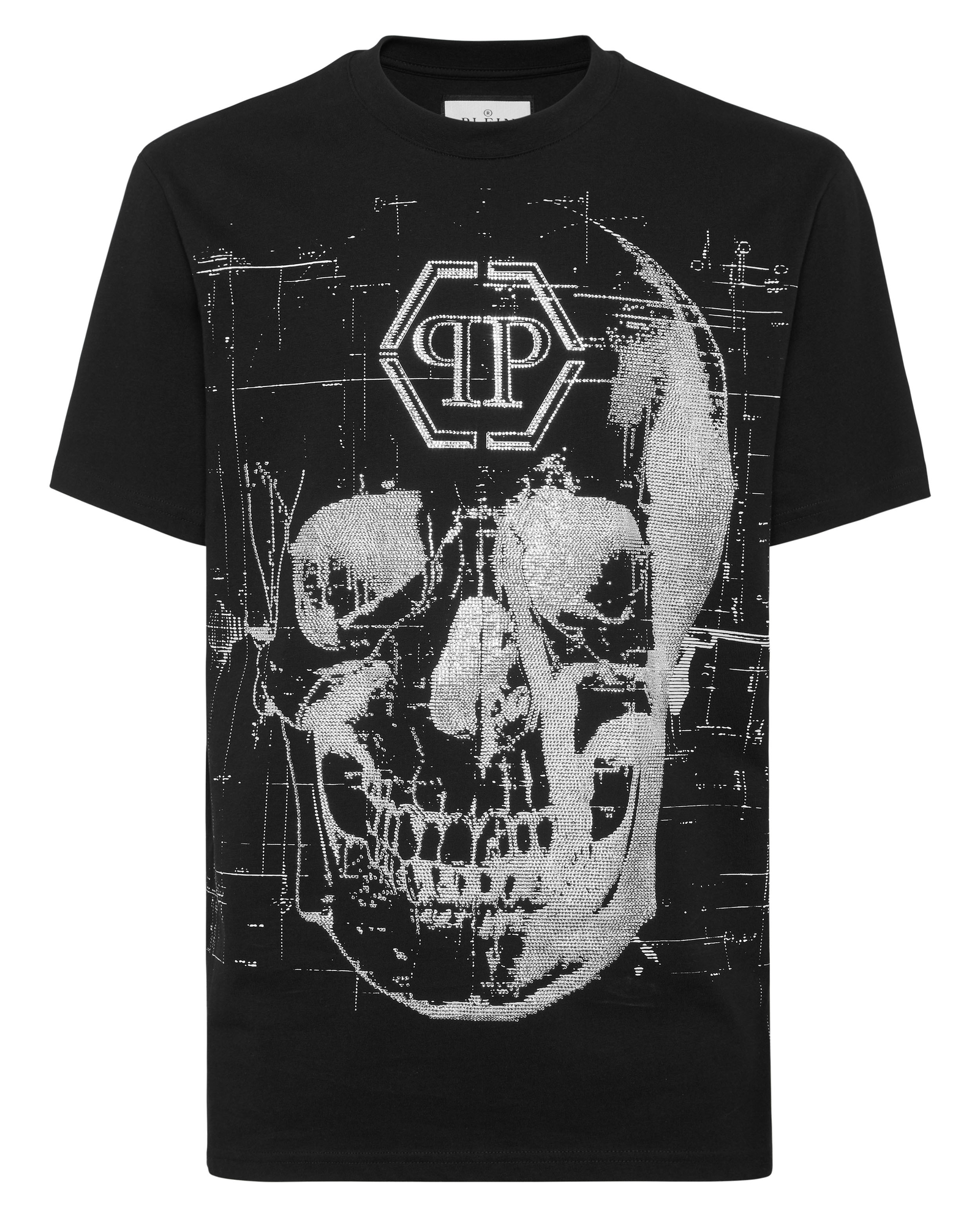 T-shirt z kryształowym motywem czaszki - Image #4