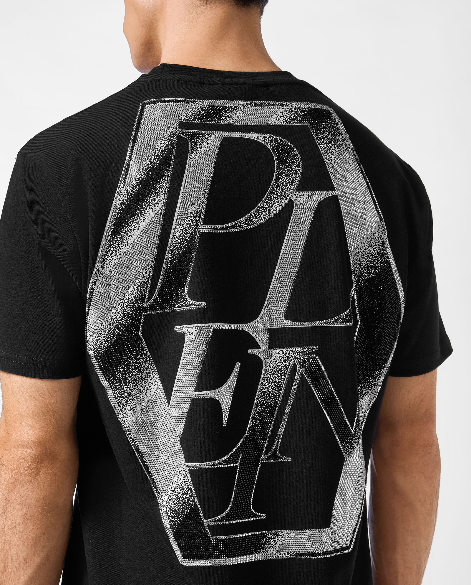 Czarny t-shirt Metal Plein - Image #3