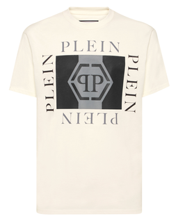 Bawełniany t-shirt z nadrukiem - Image #4