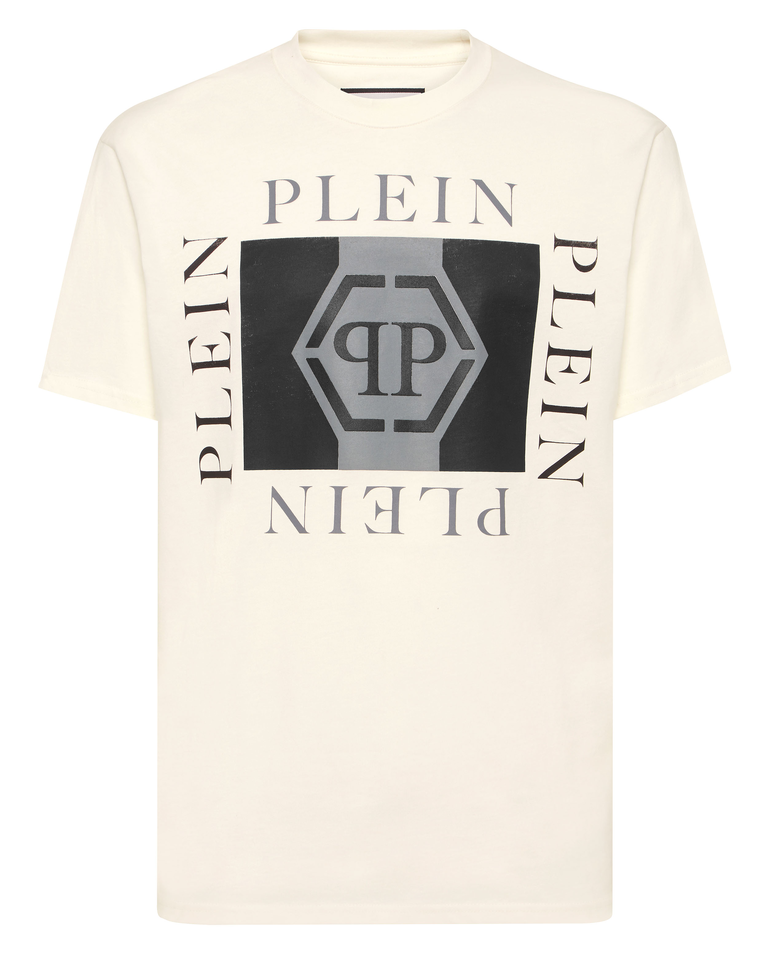 Bawełniany t-shirt z nadrukiem - Image #4