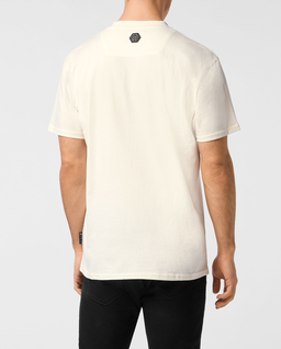 Bawełniany t-shirt z nadrukiem - Image #1