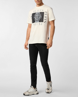 Bawełniany t-shirt z nadrukiem - Image #2