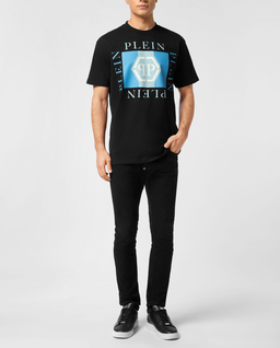 Bawełniany t-shirt z nadrukiem - Image #2
