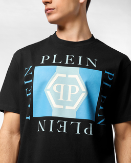 Bawełniany t-shirt z nadrukiem - Image #3