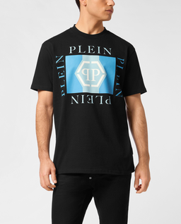 Bawełniany t-shirt z nadrukiem - Image #0
