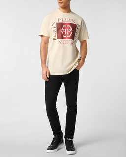 Bawełniany t-shirt z nadrukiem - Image #2