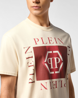 Bawełniany t-shirt z nadrukiem - Image #3