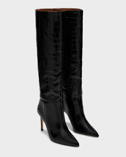 Czarne kozaki na szpilce Stiletto 85 - Image #2