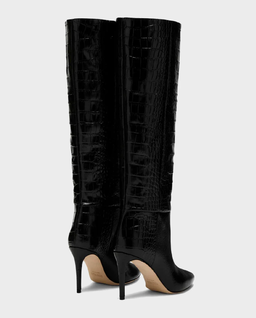 Czarne kozaki na szpilce Stiletto 85 - Image #3