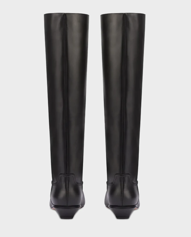 Czarne kozaki Bettina 25 - Image #4