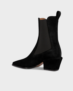 Czarne kowbojki Bettina Ankle 50 - Image #5