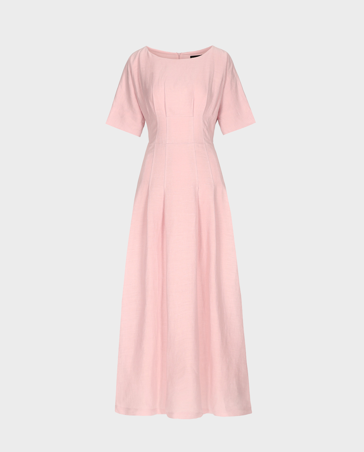 Różowa sukienka z lnu Cami - Image #1