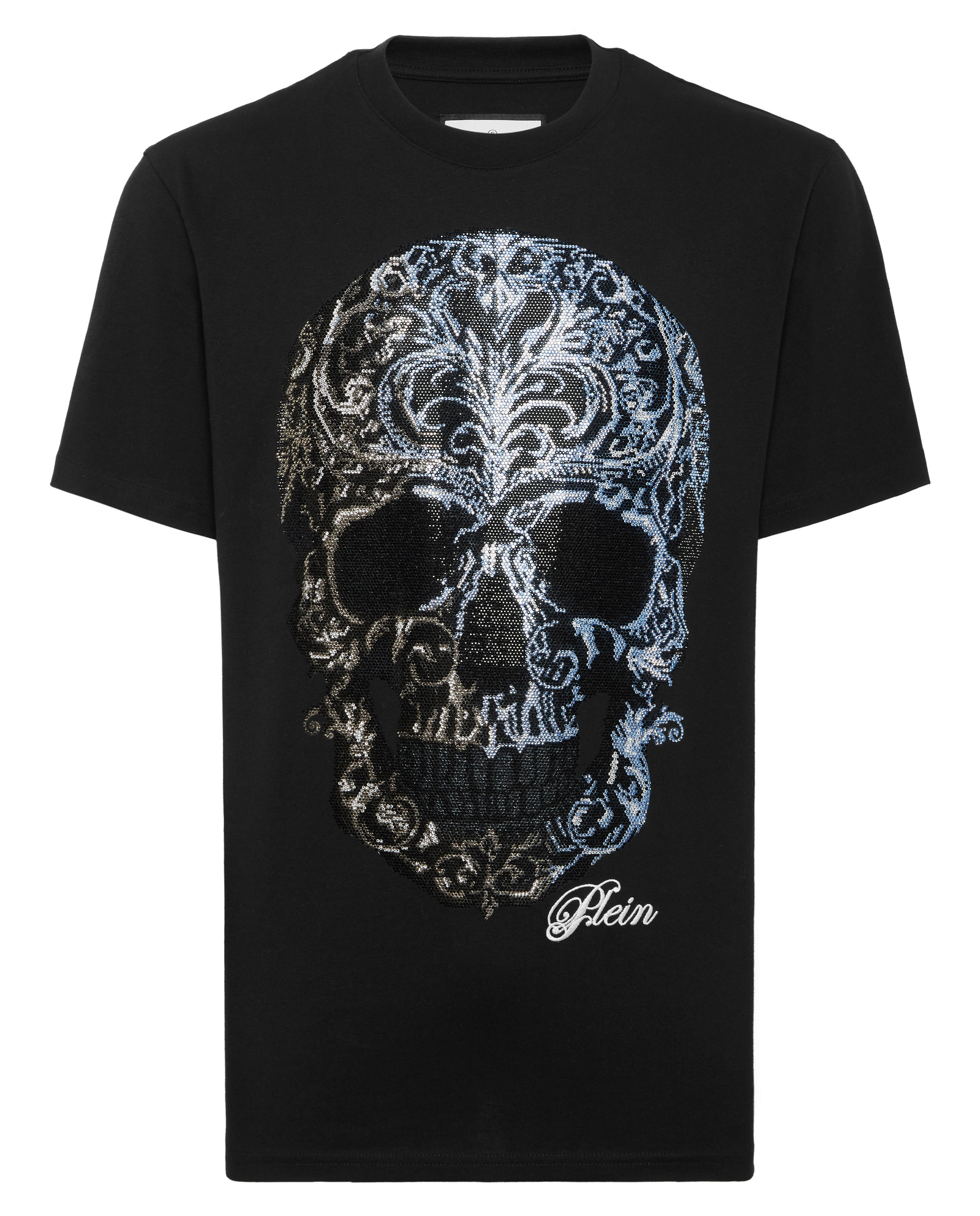 Czarny t-shirt Degrade Skull - Image #4