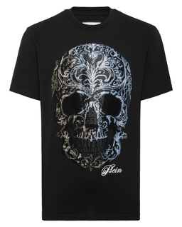 Czarny t-shirt Degrade Skull - Image #4