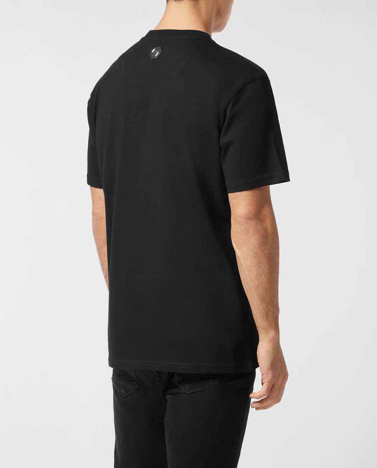 Czarny t-shirt Degrade Skull - Image #1