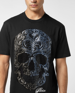 Czarny t-shirt Degrade Skull - Image #3