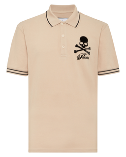 Beżowa koszulka polo - Image #4