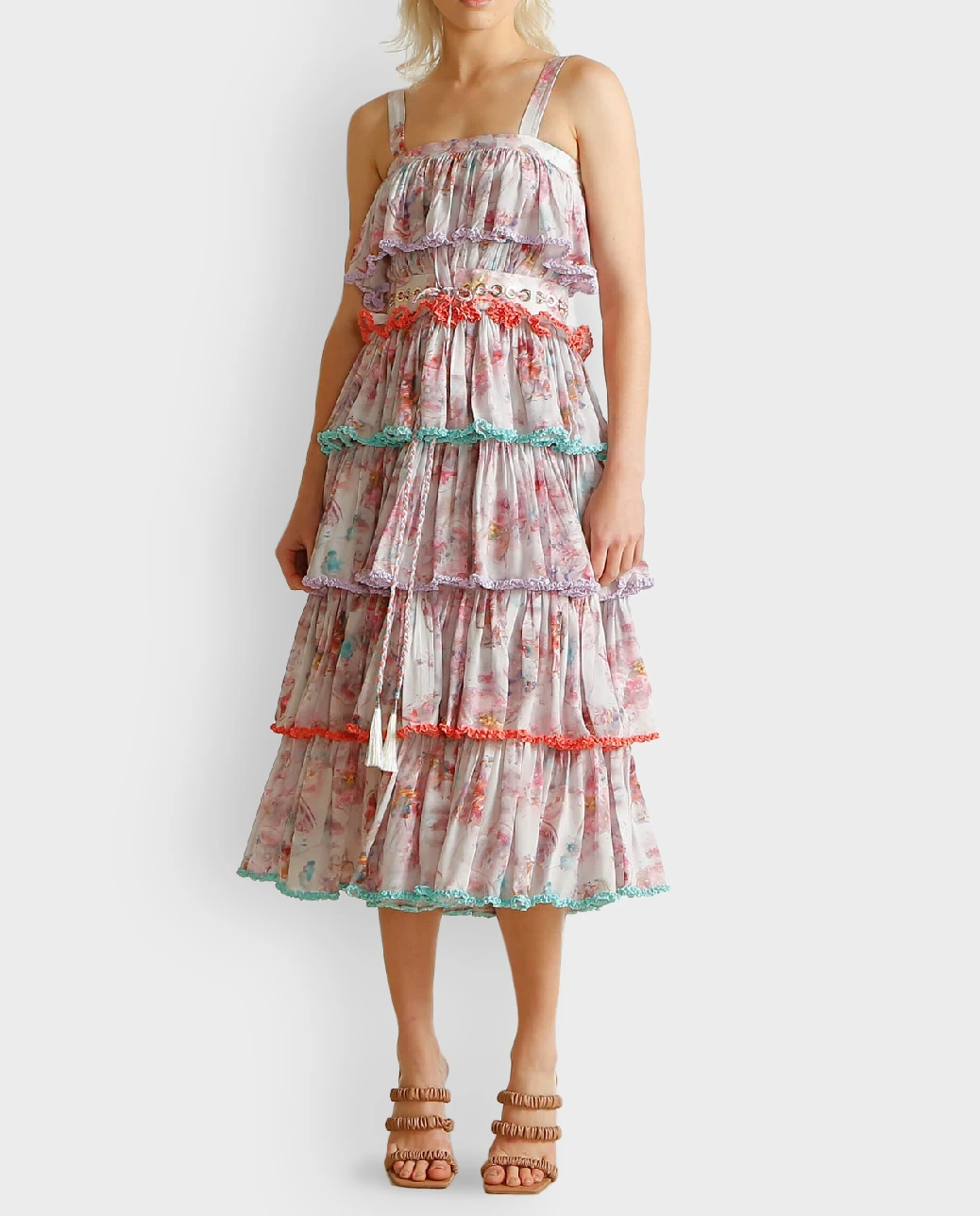 Sukienka maxi w kwiatowy motyw Floret - Image #0