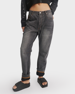 Jeansy typu boyfriend z niskim stanem - Image #0