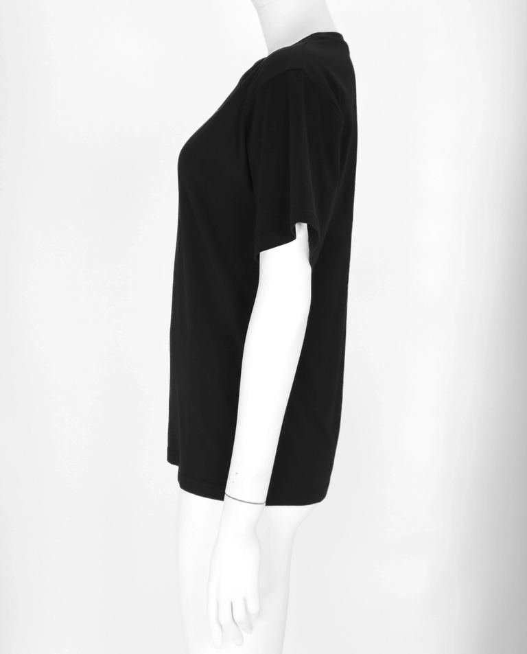Czarny bawełniany t-shirt - Image #3