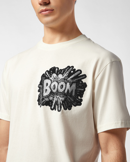 Biały t-shirt Boom Stones - Image #3