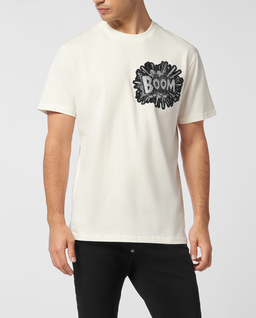 Biały t-shirt Boom Stones - Image #0
