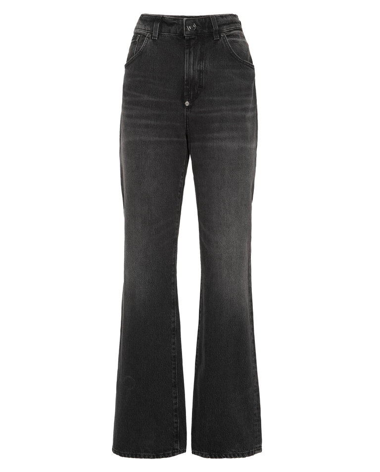 Czarne jeansy Straight Fit - Image #4