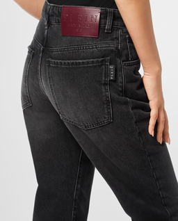 Czarne jeansy Straight Fit - Image #3
