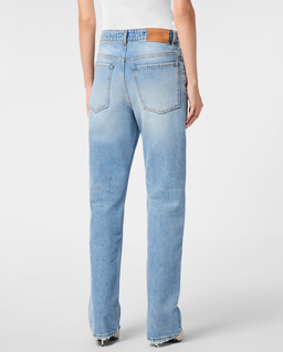 Niebieskie jeansy Straight Fit - Image #1
