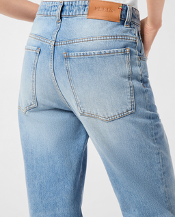 Niebieskie jeansy Straight Fit - Image #3