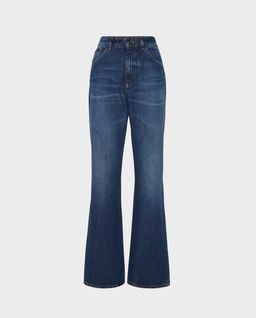 Granatowe jeansy Straight Fit - Image #0