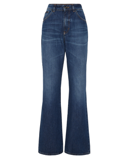 Granatowe jeansy Straight Fit - Image #4