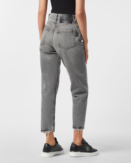 Szare jeansy Mom Fit - Image #1